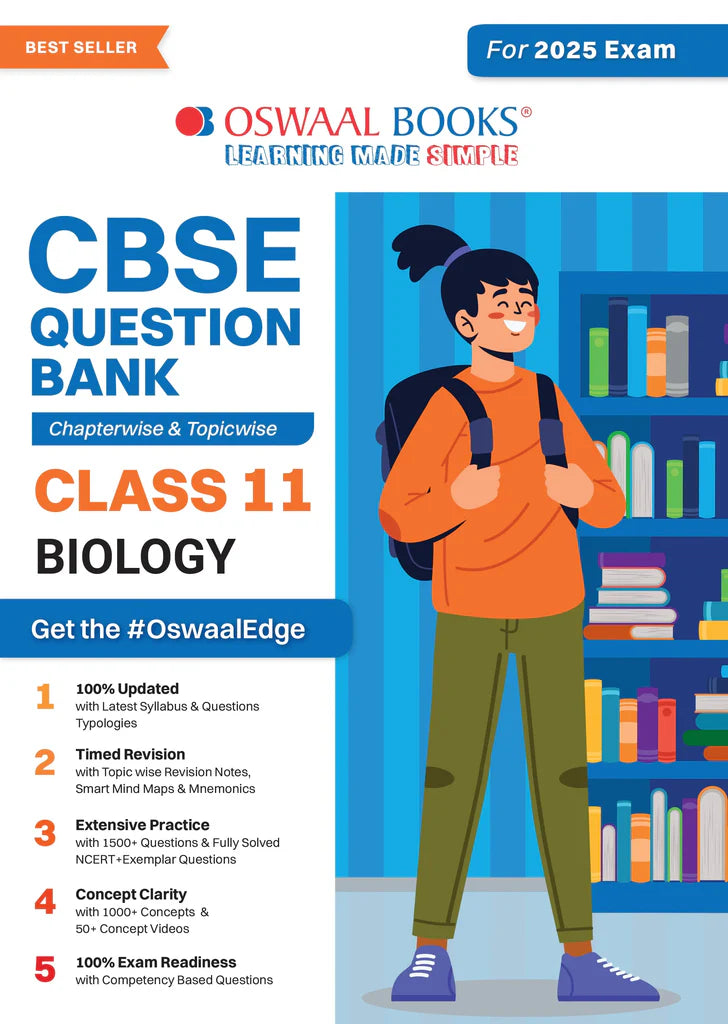 CBSE Question Bank Class 11 Biology, Chapterwise And Topicwise Solved Papers For 2025 Exams