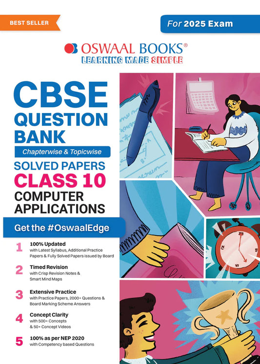 CBSE Question Bank Class 10 Computer Application, Chapterwise And Topicwise Solved Papers For Board Exams