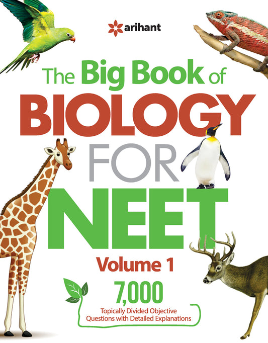 The Big Book of Biology For NEET Volume 1
Paperback
ISBN
:
9789325298200
Binding
:
Paperback