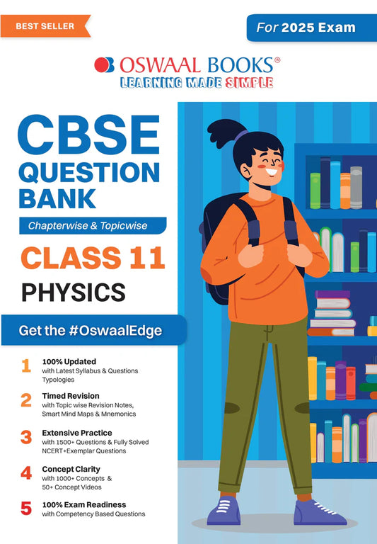 CBSE Question Bank Class 11 Physics, Chapterwise And Topicwise Solved Papers For 2025 Exams