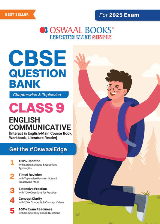 CBSE Question Bank Class 9 English Communicative, Chapterwise And Topicwise Solved Papers For 2025 Exams