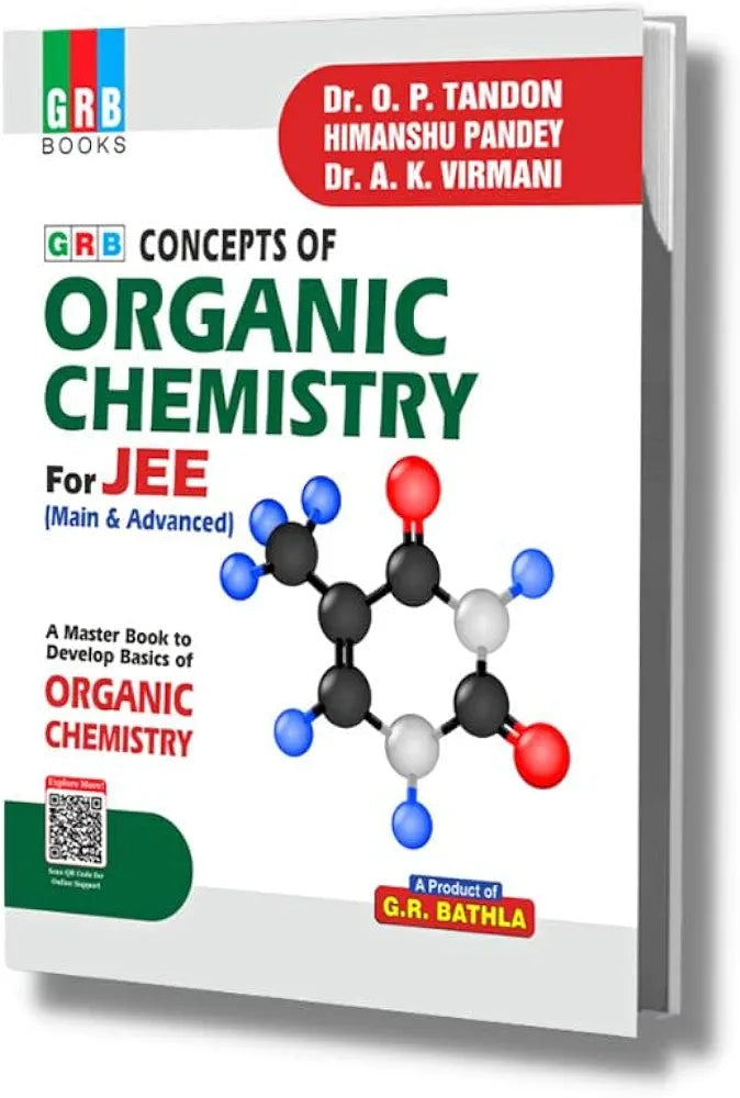 Grb Concepts Of Organic Chemistry For Jee [Paperback] Dr. O.P. Tandon; Himanshu Pandey and Dr. A.K. Virmani.    Op tandon