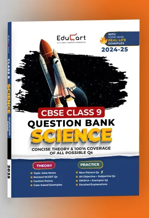 Educart CBSE Question Bank Class 9 Science 2024-25 (For 2025 Board Exams)