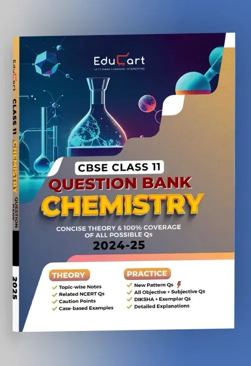 Educart CBSE Question Bank Class 11 Chemistry 2024-25 (For 2025 Board Exams)