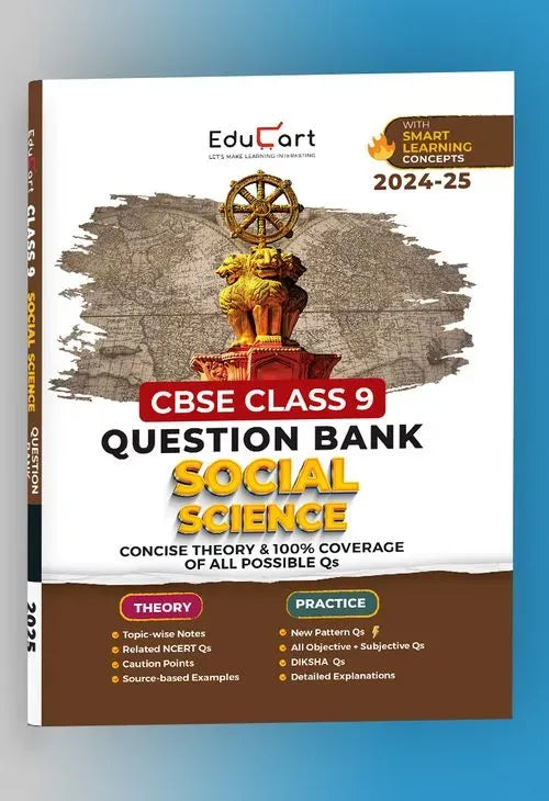 Educart CBSE Question Bank Class 9 Social Science 2024-25 (For 2025 Board Exams)