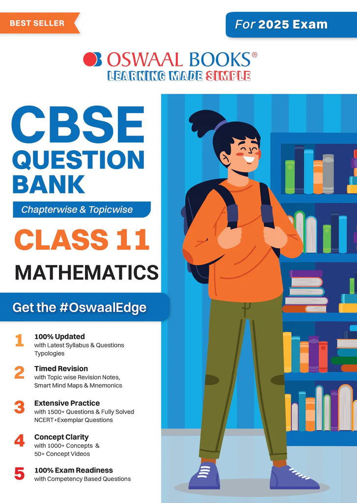 CBSE Question Bank Class 11 Mathematics, Chapterwise And Topicwise Solved Papers For 2025 Exams