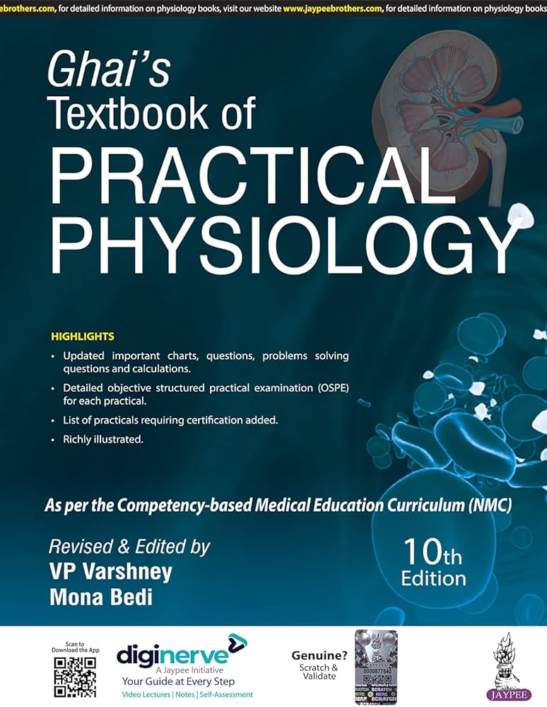 Ghai s Textbook of Practical Physiology ||