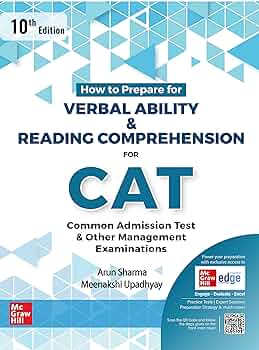 Verbal Ability & Reading Comprehension for CAT| 10th Edition |VARC | CAT 2024 Exam ( Arun Sharma)