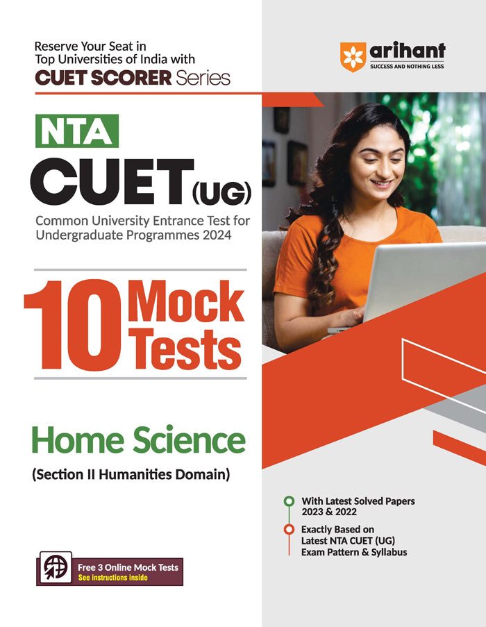 NTA CUET (UG) 10 Mocks Tests Home Science (Section II Humanities Domain)