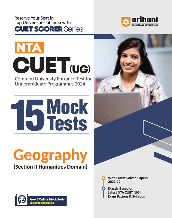 NTA CUET (UG) 15 Mock Tests Geography (Section II Humanities Domain )