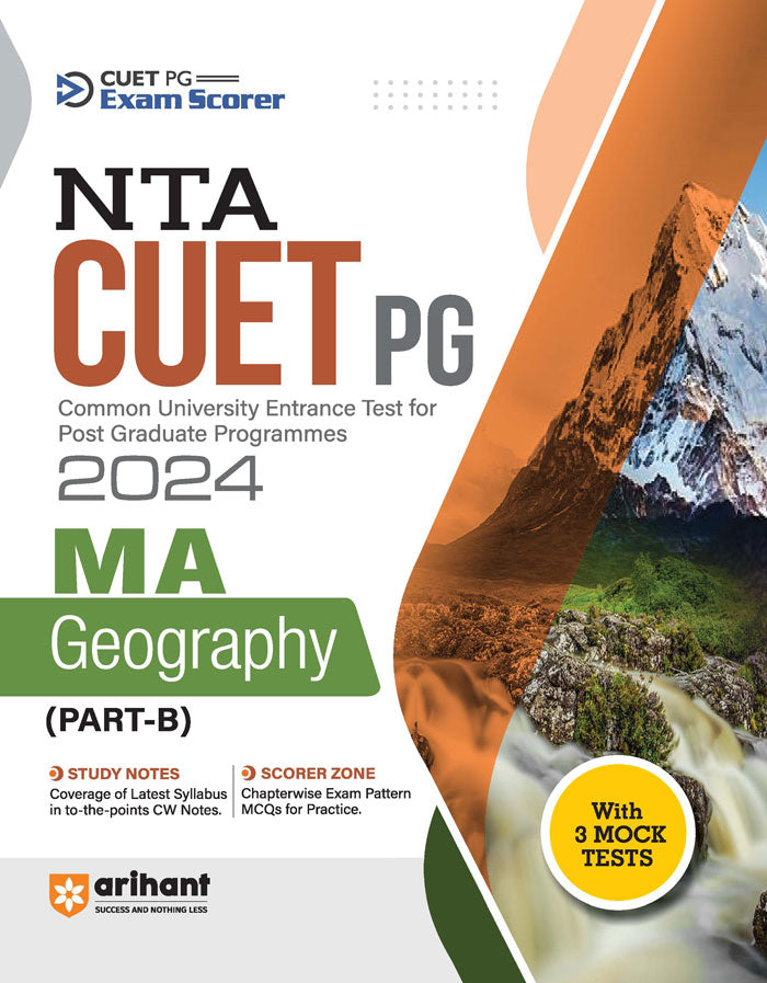 NTA CUET PG 2024 MA Geography (Part B)