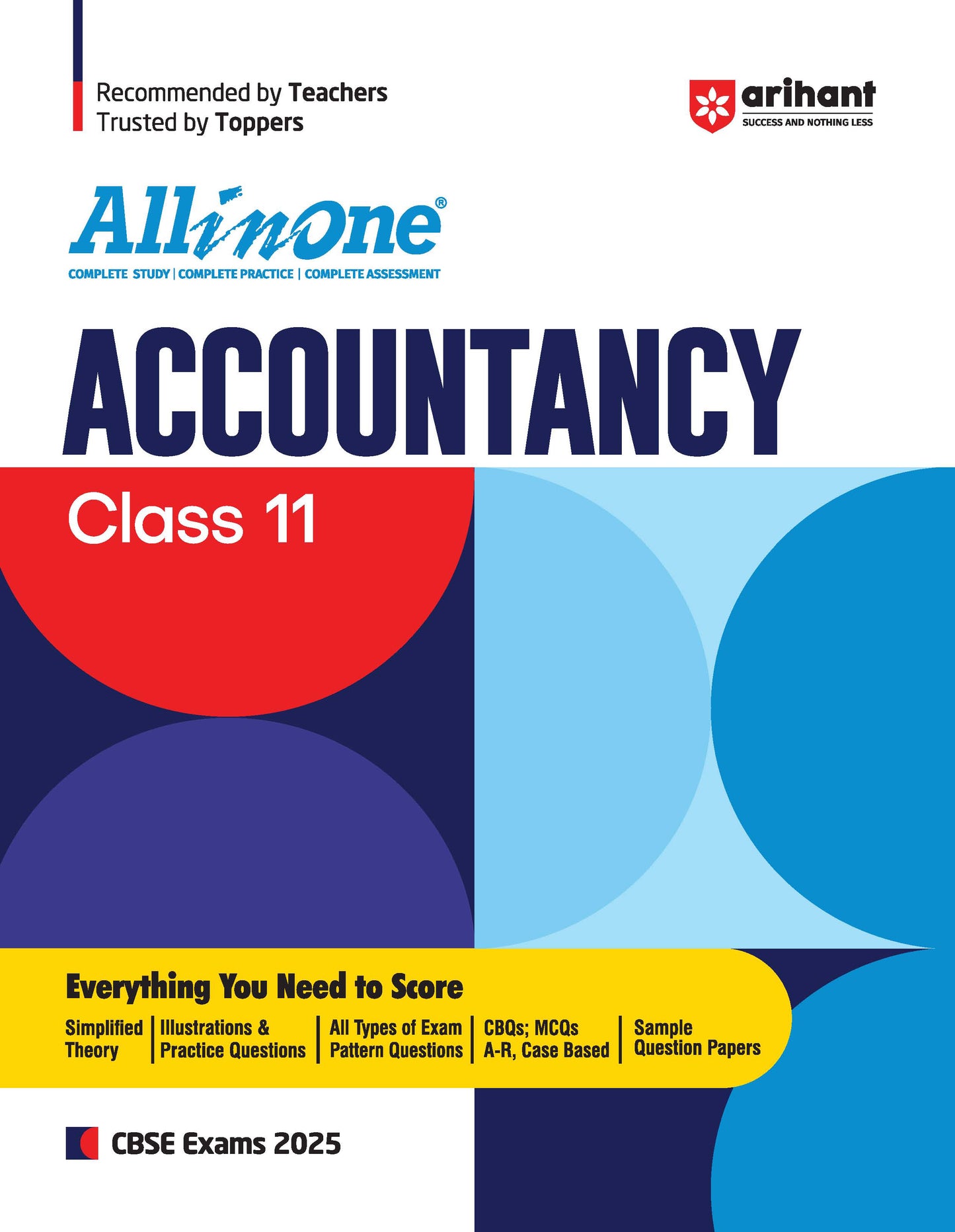 All In One Accountancy Class 11th Based On Latest NCERT For CBSE Exams 2025 | Mind map | All type of Questions, MCQs, Extract Based, VSA, SA & LA