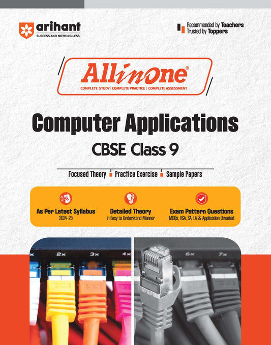 All In One Computer Application Class 9th Based On Latest NCERT For CBSE Exams 2025 | Mind map | All type of Questions, MCQs, Extract Based, VSA, SA & LA