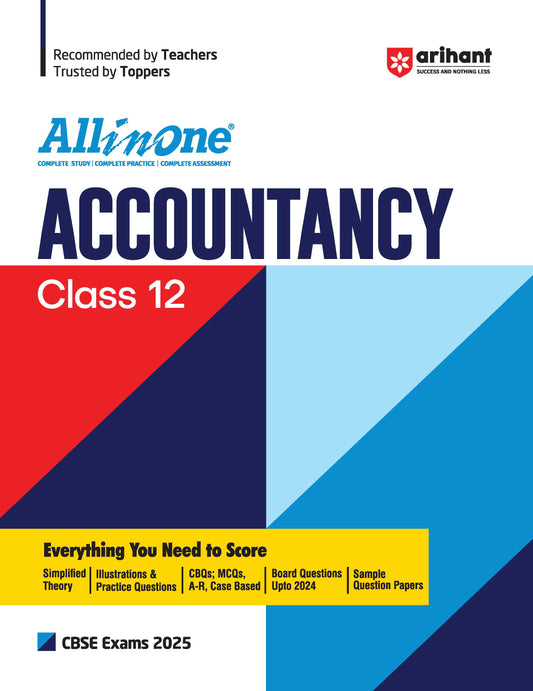 All In One Accountancy Class 12th Based On Latest NCERT For CBSE Exams 2025 | Mind map in each chapter | Clear & Concise Theory | Intext & Chapter Exercises | Sample Question Papers