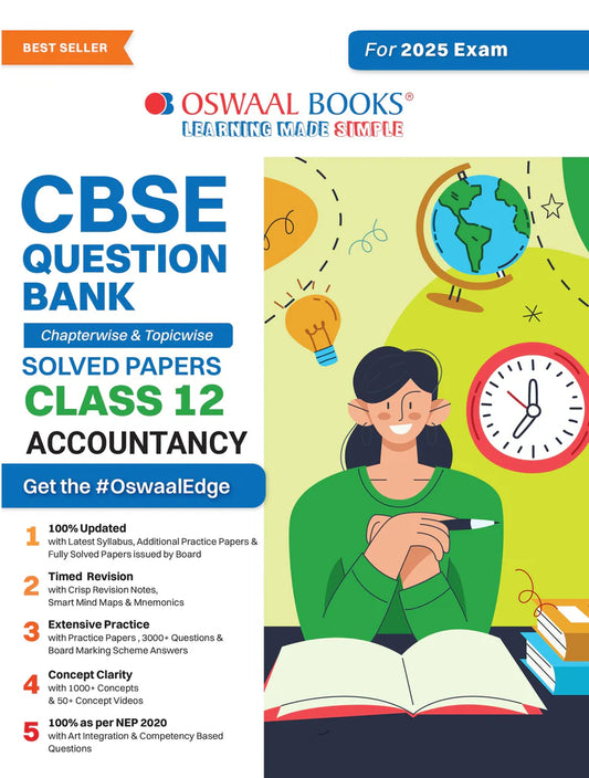 CBSE Question Bank Class 12 Accountancy, Chapterwise And Topicwise Solved Papers For Board Exams 2025