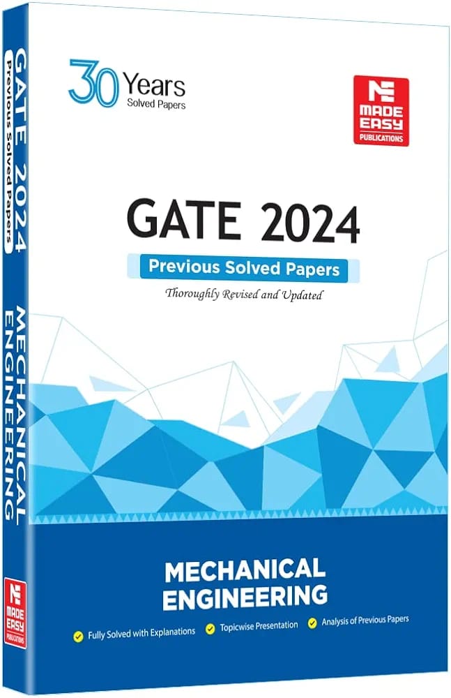 Gate 2024: Mechanical Engineering previous solved papers"