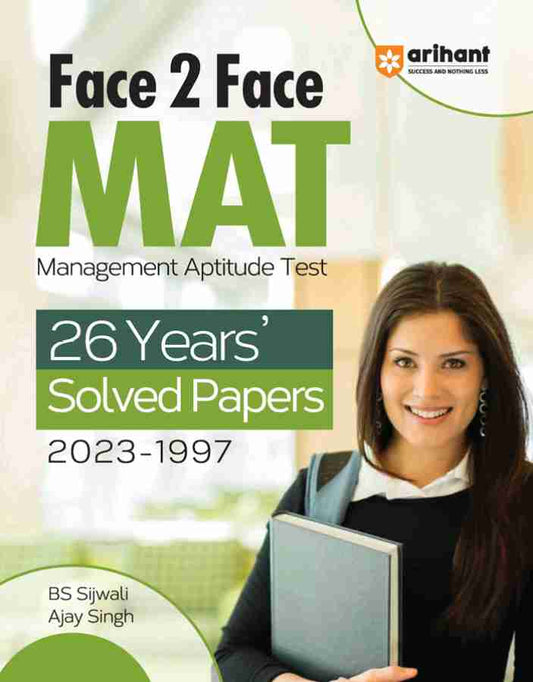 "Old edition) Arihant Face To Face MAT With 26 Years Solved Papers 2024"