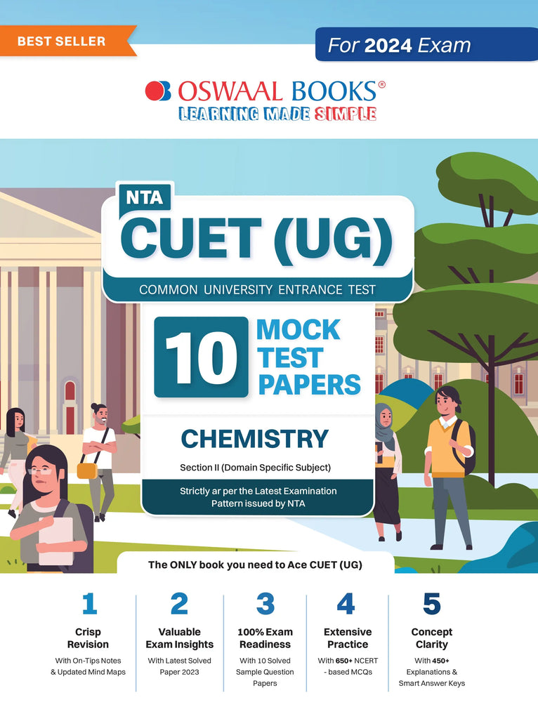 NTA CUET (UG) 10 Mock Test Papers Chemistry For 2024 Exam