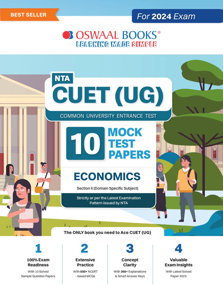 NTA CUET (UG) 10 Mock Test Papers Economics For 2024 Exam