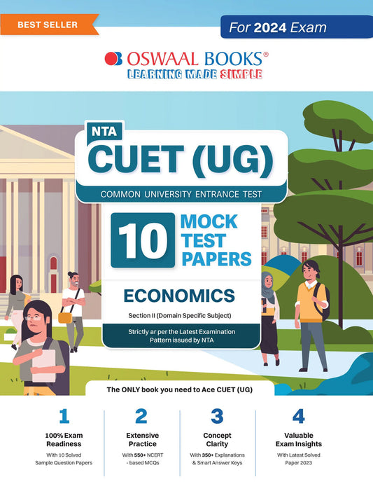 NTA CUET (UG) 10 Mock Test Papers Economics For 2024 Exam