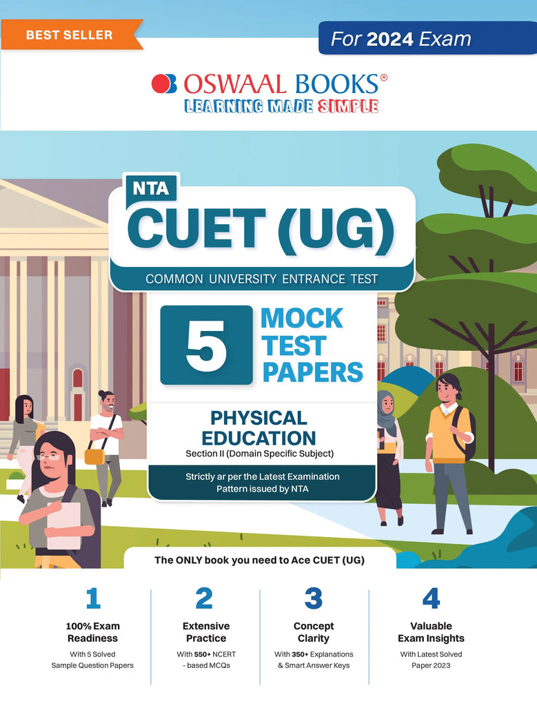 NTA CUET (UG) 5 Mock Test Papers Physical Education For 2024 Exam