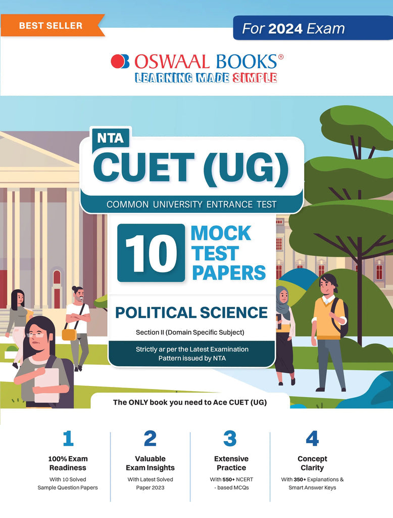 NTA CUET (UG) 10 Mock Test Papers Political Science For 2024 Exam