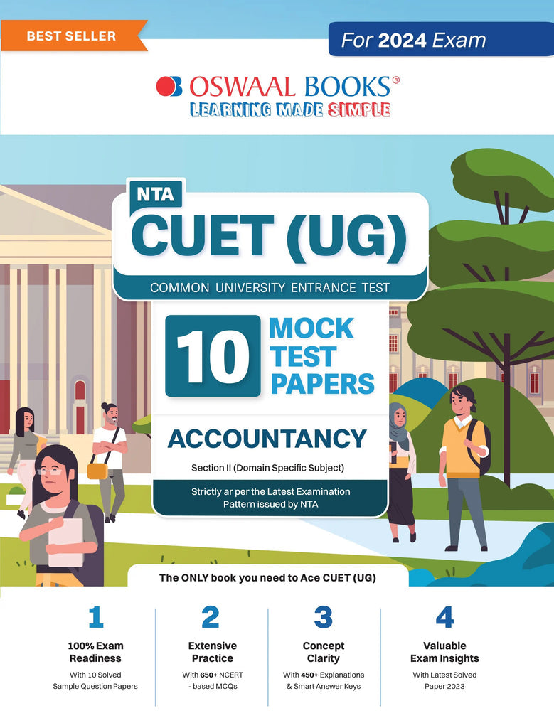 NTA CUET (UG) 10 Mock Test Papers Accountancy For 2024 Exam