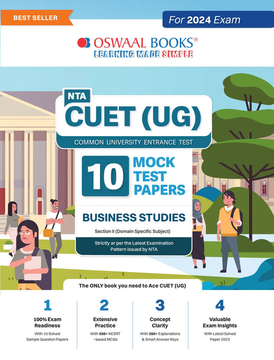 NTA CUET (UG) 10 Mock Test Papers Chemistry For 2024 Exam