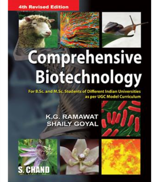 Comprehensive Biotechnology| KG Ramawat| Shaily Goyal| S Chand