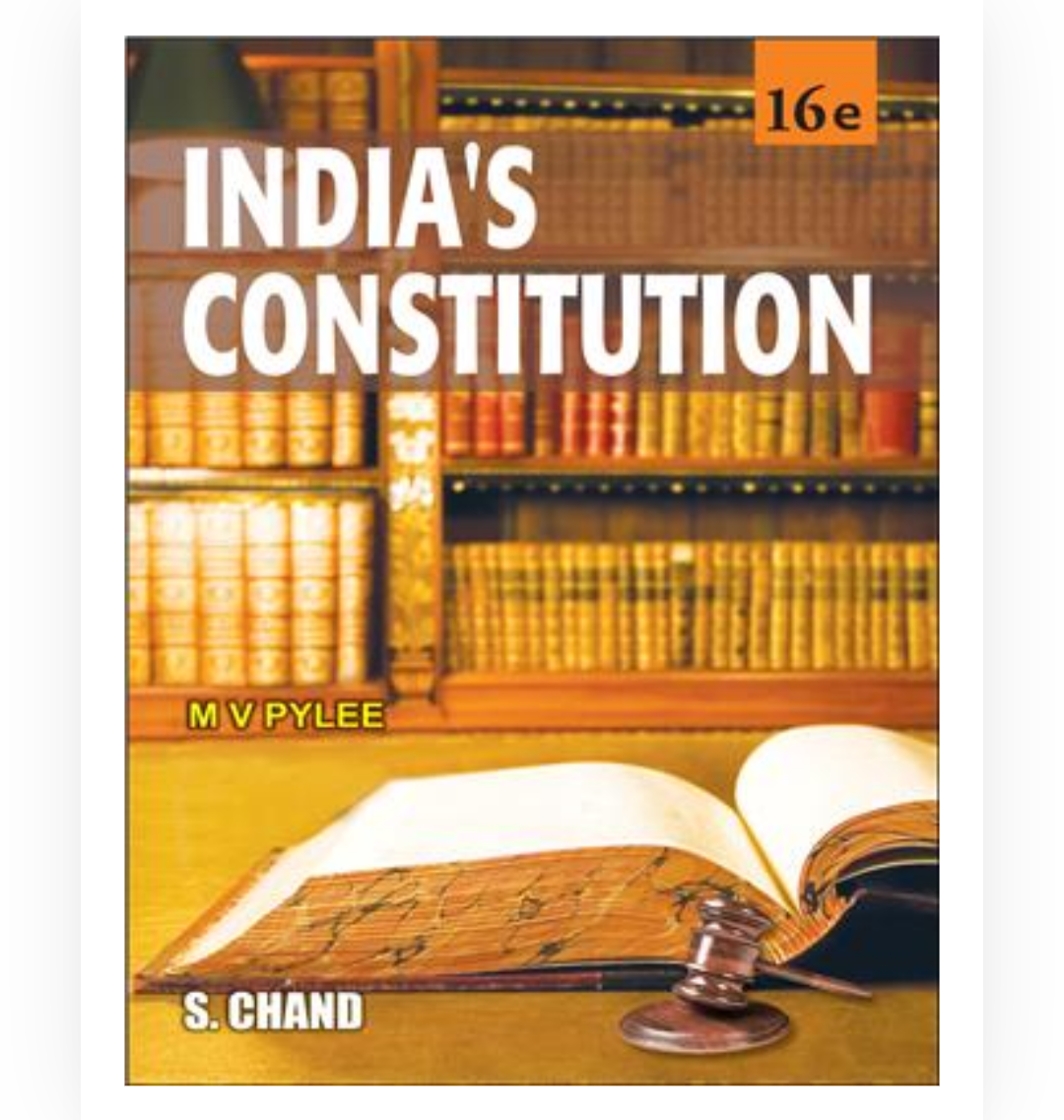 INDIA’S CONSTITUTION|MV Pylee| S Chand