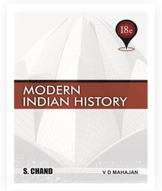 Modern Indian History| VD Mahajan| S Chand