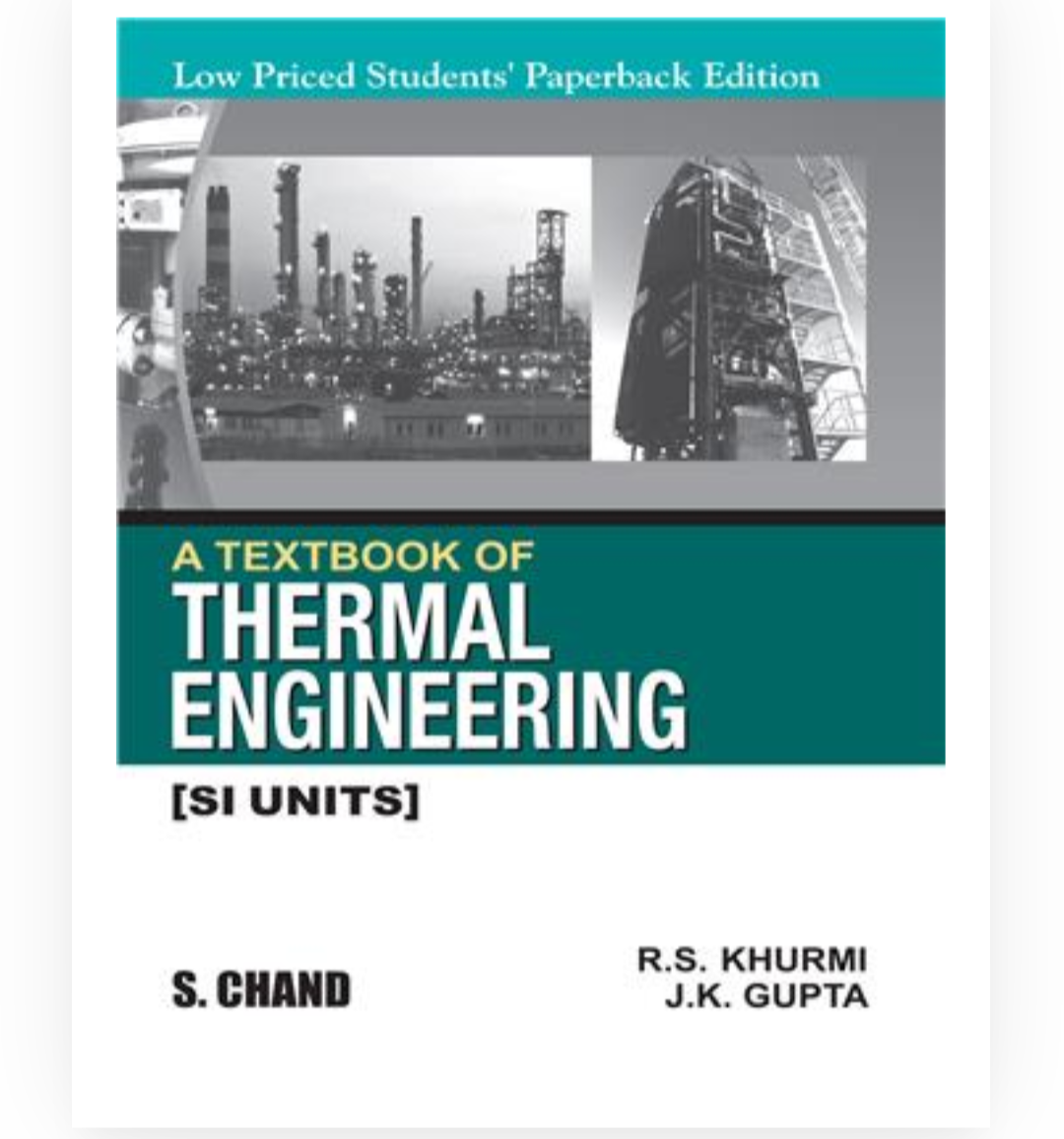 Textbook of Thermal Engineering: SI Units ( (LPSPE)| RS Khurmi & JK gupta| S Chand