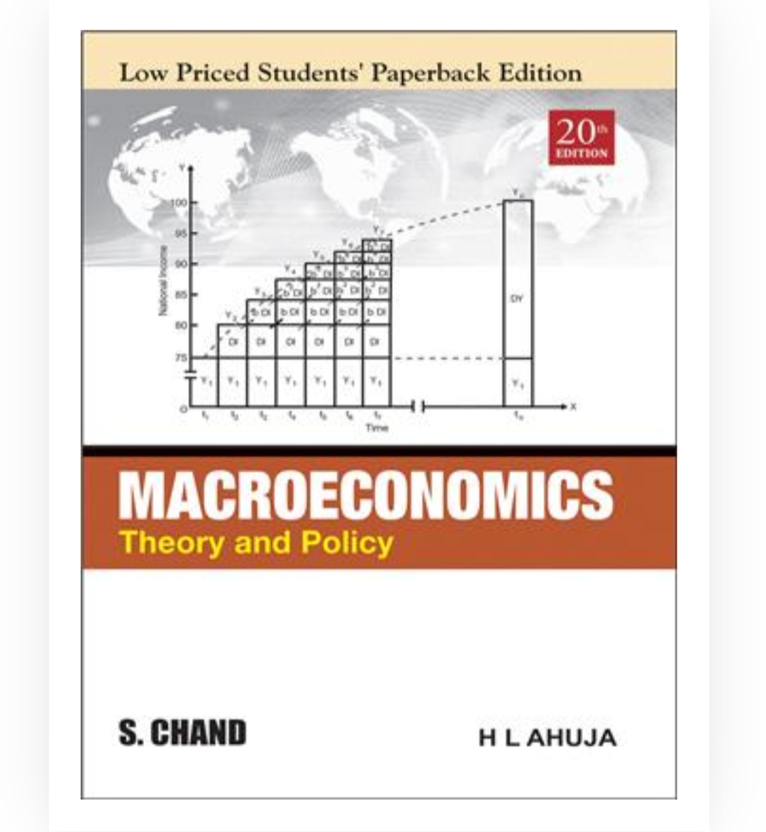 Macroeconomics (LPSPE)| HL Ahuja| S Chand