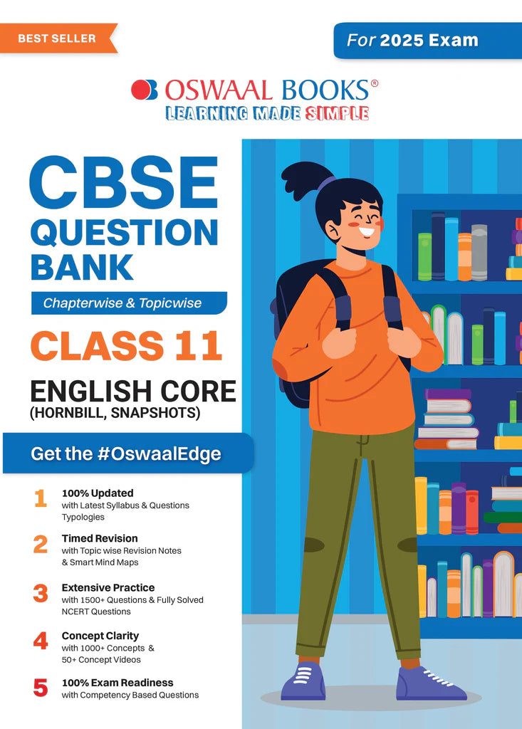 CBSE Question Bank Class 11 English Core, Chapterwise And Topicwise Solved Papers For 2025 Exams