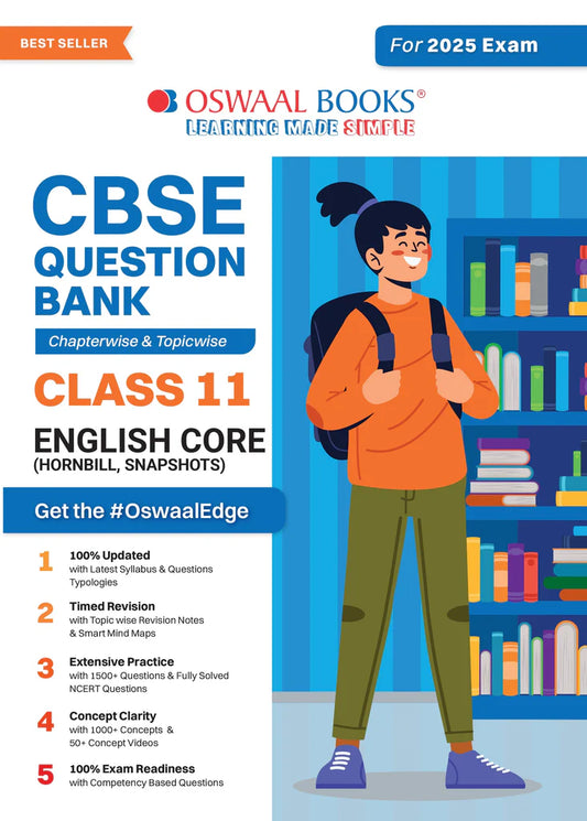 CBSE Question Bank Class 11 English Core, Chapterwise And Topicwise Solved Papers For 2025 Exams