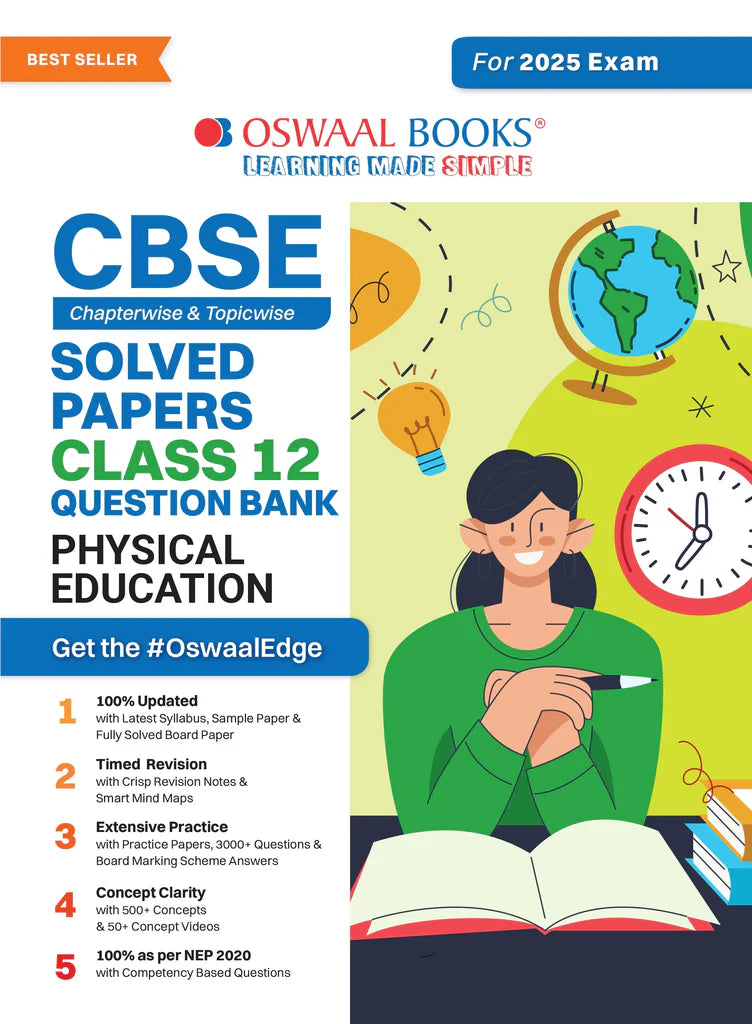 CBSE Question Bank Class 12 Physical Education, Chapterwise And Topicwise Solved Papers For Board Exams 2025