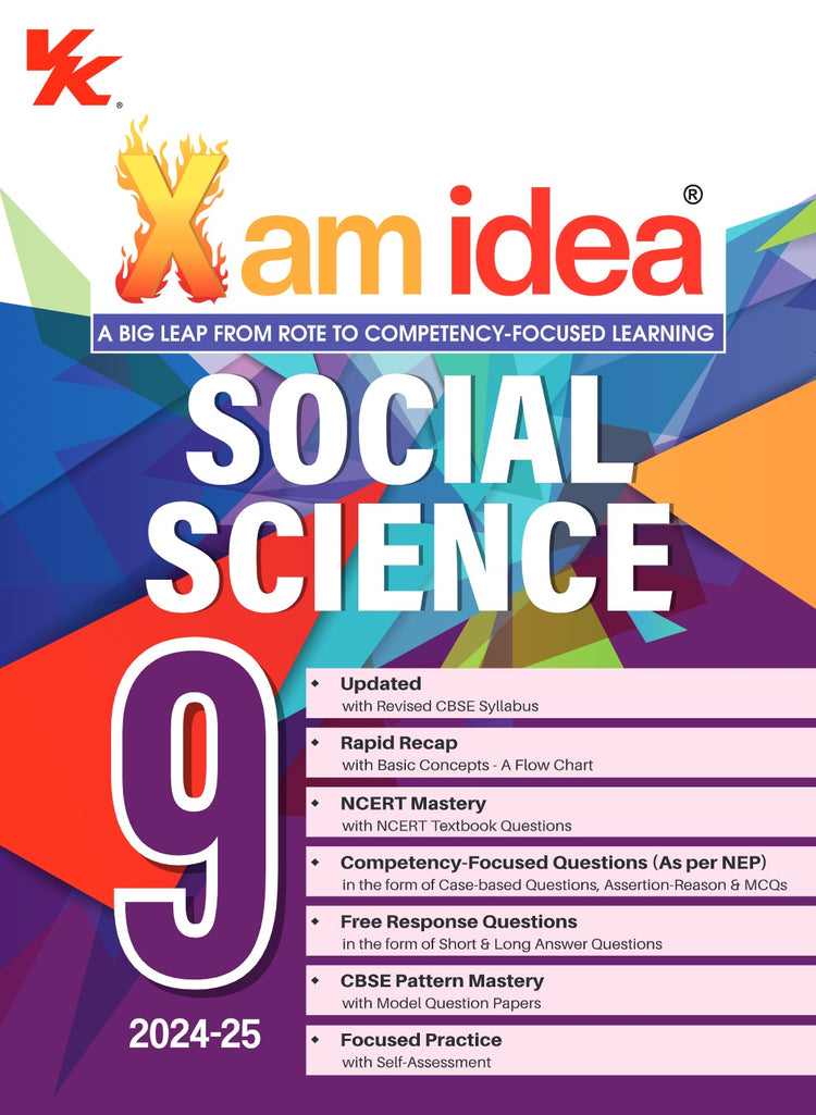 Xam idea Social Science Class 9 Book | CBSE Board | Chapterwise Question Bank | Based on Revised CBSE Syllabus | NCERT Questions Included | 2024-25 Exam