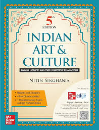 Indian Art And Culture for UPSC (English| 5th Edition) |Civil Services Exam| State Administrative Exams Nitin shiganiya