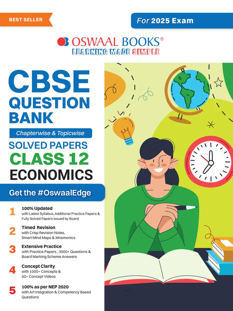 CBSE Question Bank Class 12 Economics, Chapterwise And Topicwise Solved Papers For Board Exams 2025