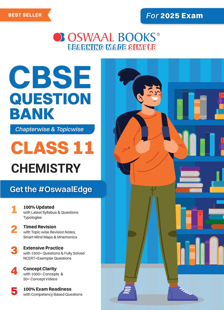 CBSE Question Bank Class 11 Chemistry, Chapterwise And Topicwise Solved Papers For 2025 Exams