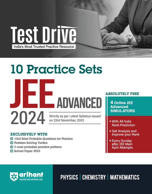 Test Drive 10 Practice Sets JEE Advanced 2024
Paperback
ISBN
:
9789359988856
Binding
:
Paperback
MRP