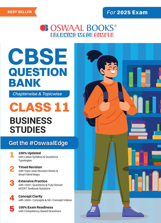 CBSE Question Bank Class 11 Business Studies, Chapterwise And Topicwise Solved Papers For 2025 Exams