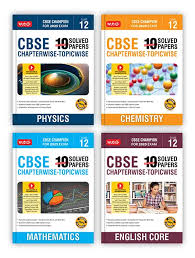 CBSE 10 Years (2024-2015) Chapterwise Topicwise Solved Papers With Question Bank Class 12 Physics, Chemistry, Mathematics, English (Set of 4 Books) – CBSE Champion For 2025 Exam | Video Solution of PYQs