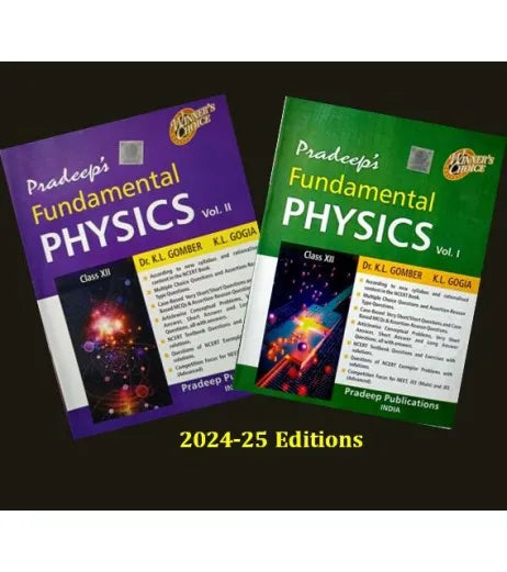 Pradeep s Fundamental Physics Vol 1 & 2 For Class 12|2024-25